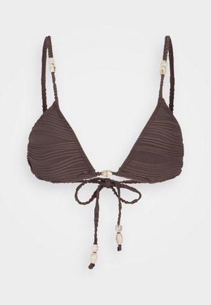 Malina MAGNOLIA PEARL DETAILED - Bikini top - chocolate