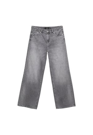 Stradivarius, D91 LOW WIDE-LEG JEANS -   01441631 - Wide Leg - mottled blue
