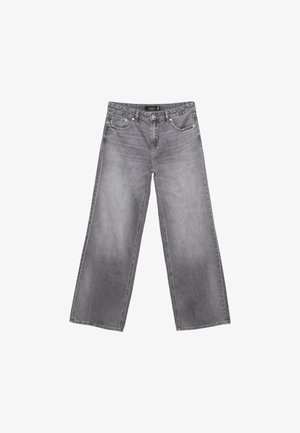 Stradivarius, D91 LOW WIDE-LEG JEANS - 01441631 - Wide Leg - mottled blue