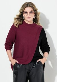 MIAMODA WITH COLOR BLOCK  - Svetr - purple
