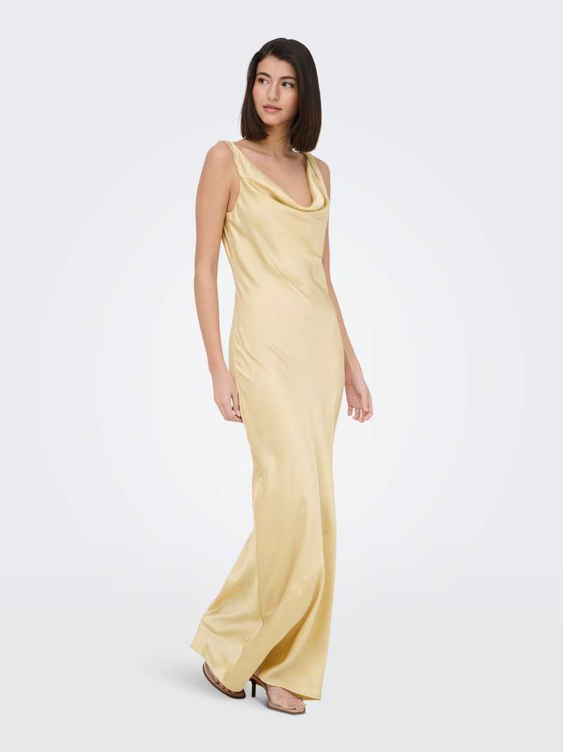 long sleeve green maxi dress Plunge V Neck for:Grandmother main image 0