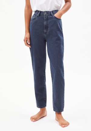 Straight leg jeans - blue-black denim