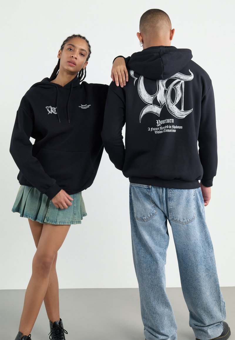 YOURTURN - UNISEX - Hoodie - black, Enlarge