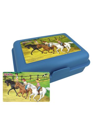 Bibi & Tina PFERDE BUTTERBROTDOSE MIT TRENNW - Lunch box - blau