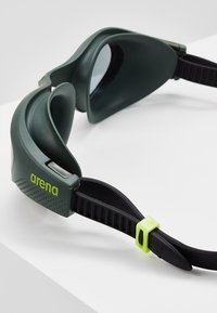 Arena OCCHIALINI - Gafas de natación - smoke-deep green-black