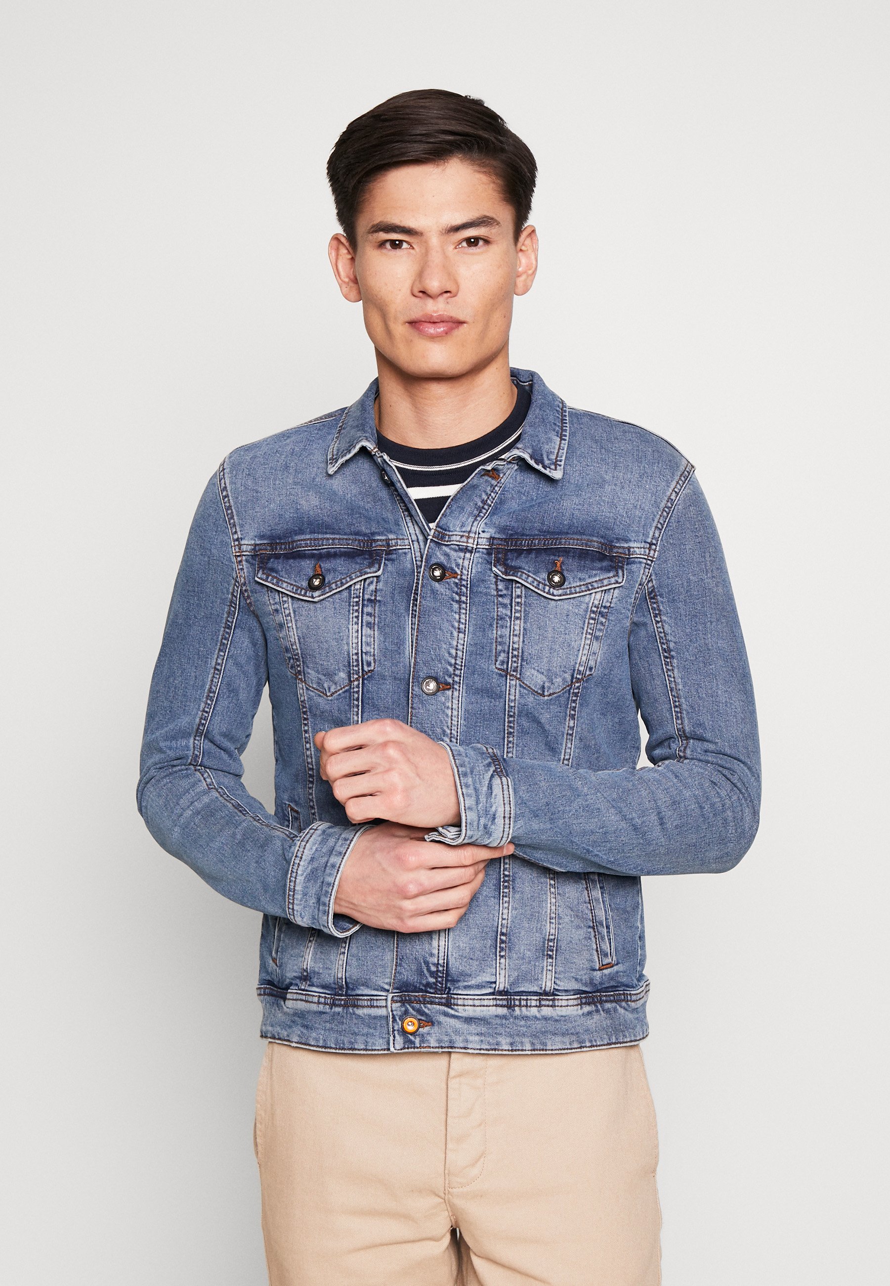 STRETCH JACKET Spijkerjas blue denim STRETCH JACKET Spijkerjas blue denim