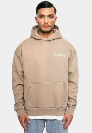 Dropsize HEAVY EMBO  - Kapuzenpullover - weatheredteak