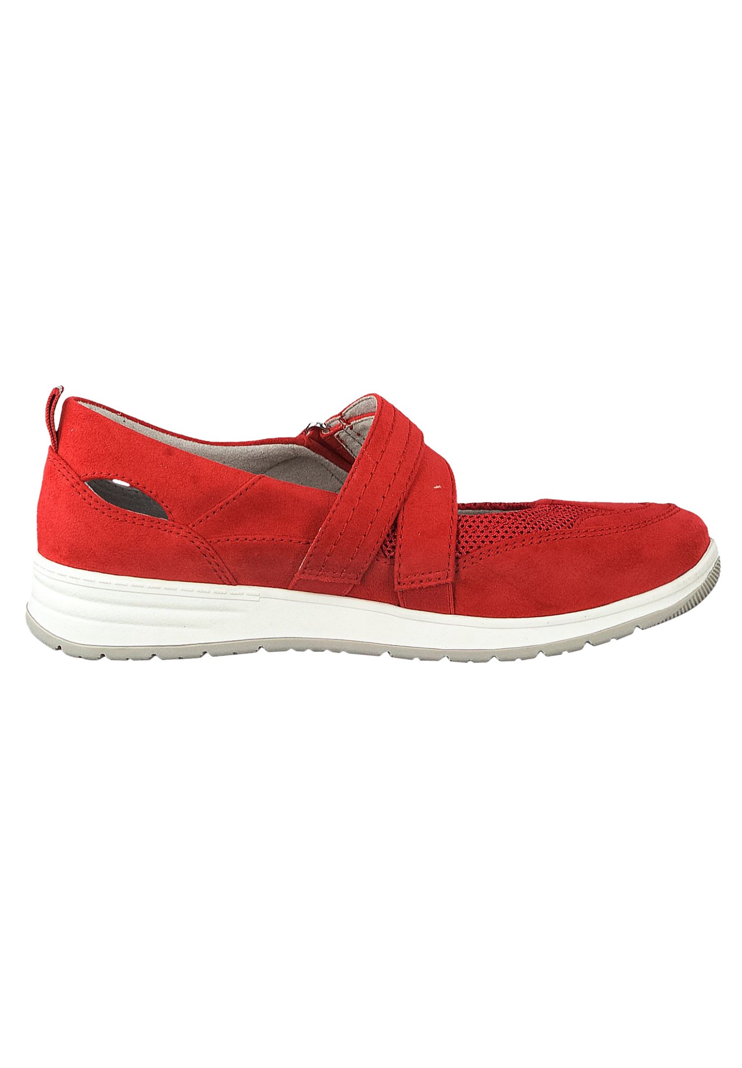 JANA Ballerinaskor med remmar red JANA Ballerinaskor med remmar red