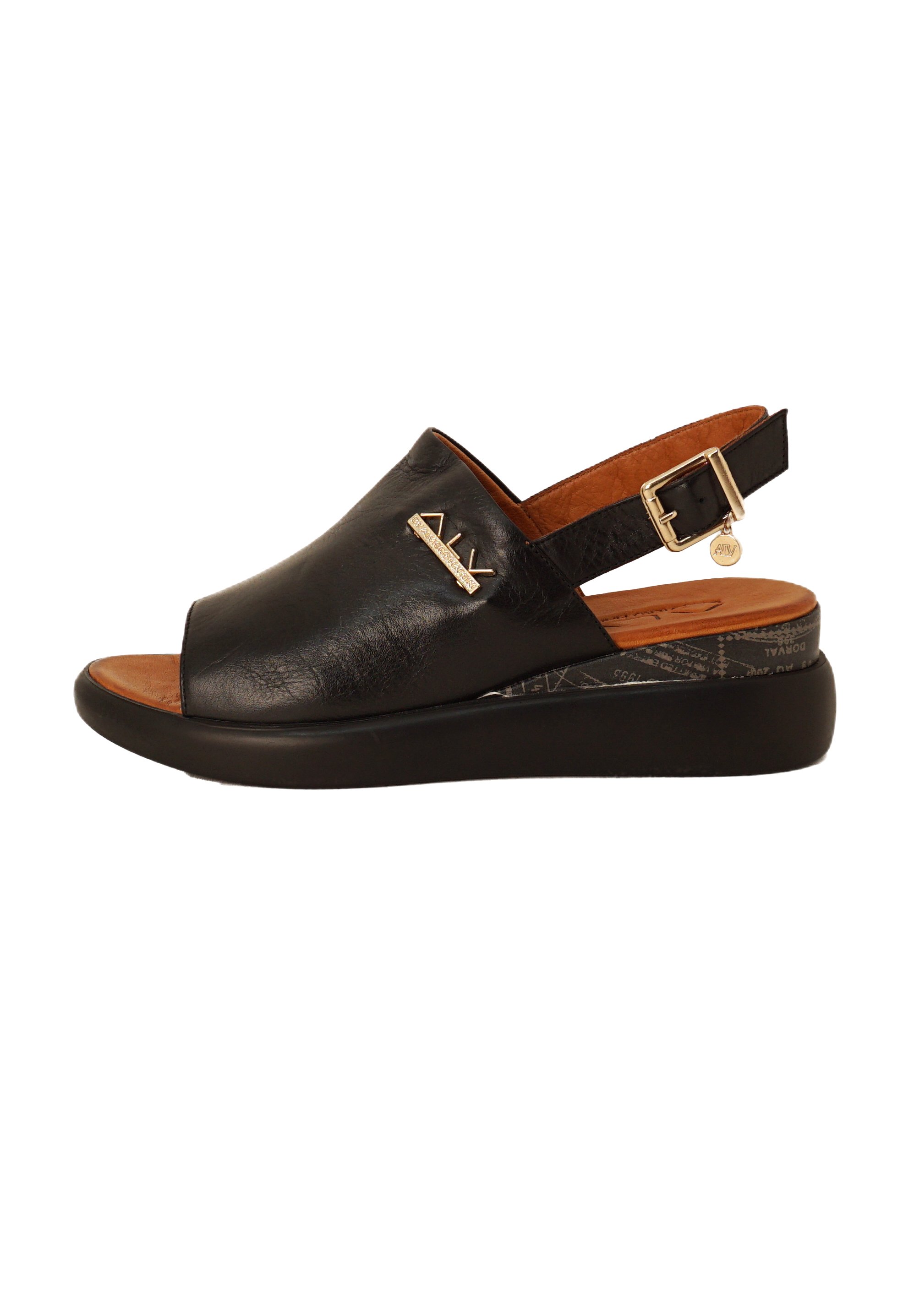 ALV by Alviero Martini Sandali con zeppa - black/nero - Zalando