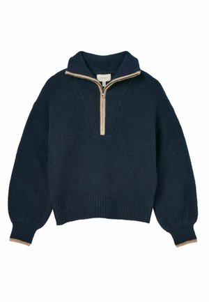 ELMORE QUARTER ZIP - Strickpullover - navy