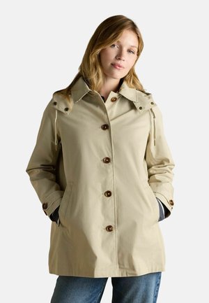 REGULAR FIT - RAINMORE BUTTON THROUGH - Parka - neutral