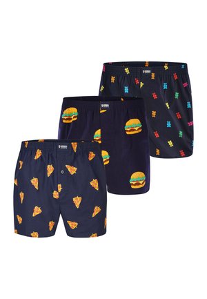 MOTIVE 3-PACK - Boxershorts - pizzaburgerbär