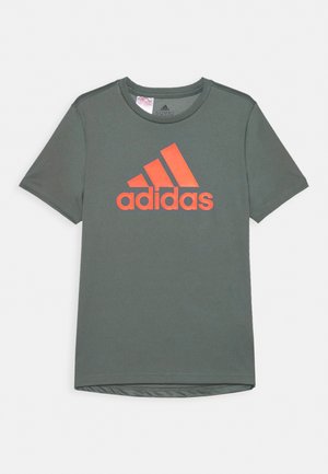 Print T-shirt - blue/true orange