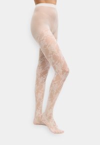 FLORAL DAISY - Collant - light dusty white