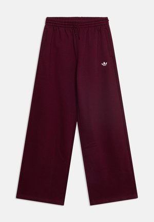 adidas Originals, WIDE LEG PANTS JUNIOR - Verryttelyhousut - maroon