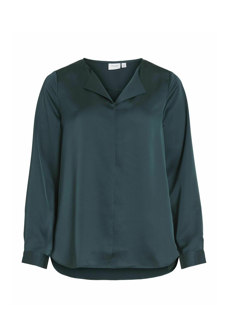 Vila Overhemdblouse wintergroen Vila Overhemdblouse wintergroen