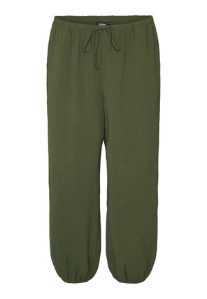 Zizzi, HOCH TAILLIERTE BALLONHOSE - Pantalones - grün