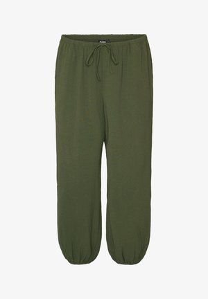 Zizzi, HOCH TAILLIERTE BALLONHOSE - Παντελόνι - grün