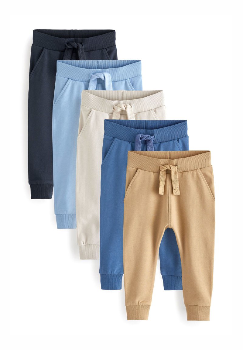 Next - 5 PACK JOGGERS 3MTHS-7YRS - Stoffhose - blue tan brown stone natural, Vergrößern