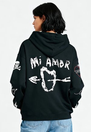 TATTOO MI AMOR EMBROIDERY HEAVYWEIGHT - Sweatshirt - black