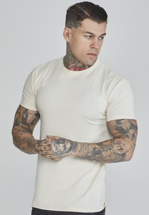 MUSCLE FIT - Camiseta básica - ecru
