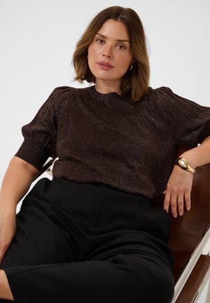 Kaffe Curve, KCREGITTA PLEAT - T-shirt imprimé - coffee bean