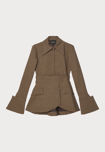 A.W.A.K.E. MODE FITTED WITH BASQUE DETAIL - Blúzka - brown