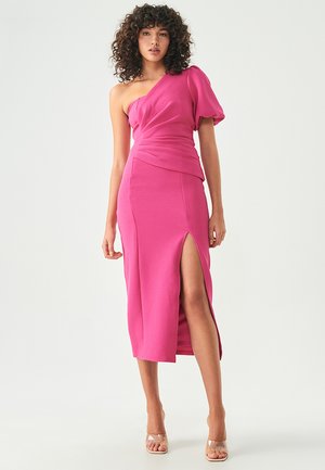 NOA MIDI - Robe fourreau - hot pink