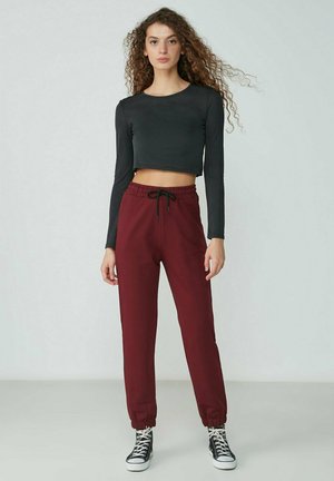 BASIC JOGGER - Jogginghose - bordeaux