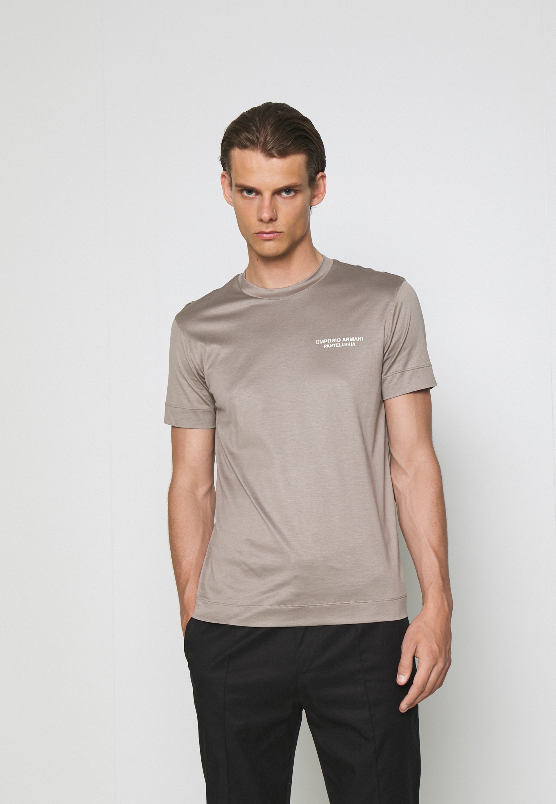 Emporio Armani T-Shirt print - beige