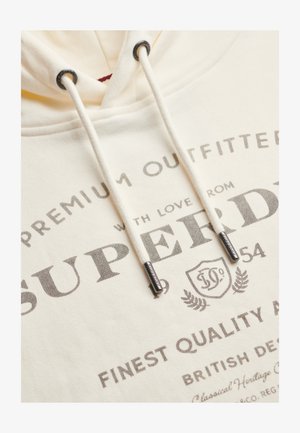 Superdry & Co, SUPERDRY & CO - Hoodie - cream navy