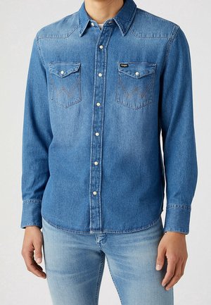 Skjorta - blue denim