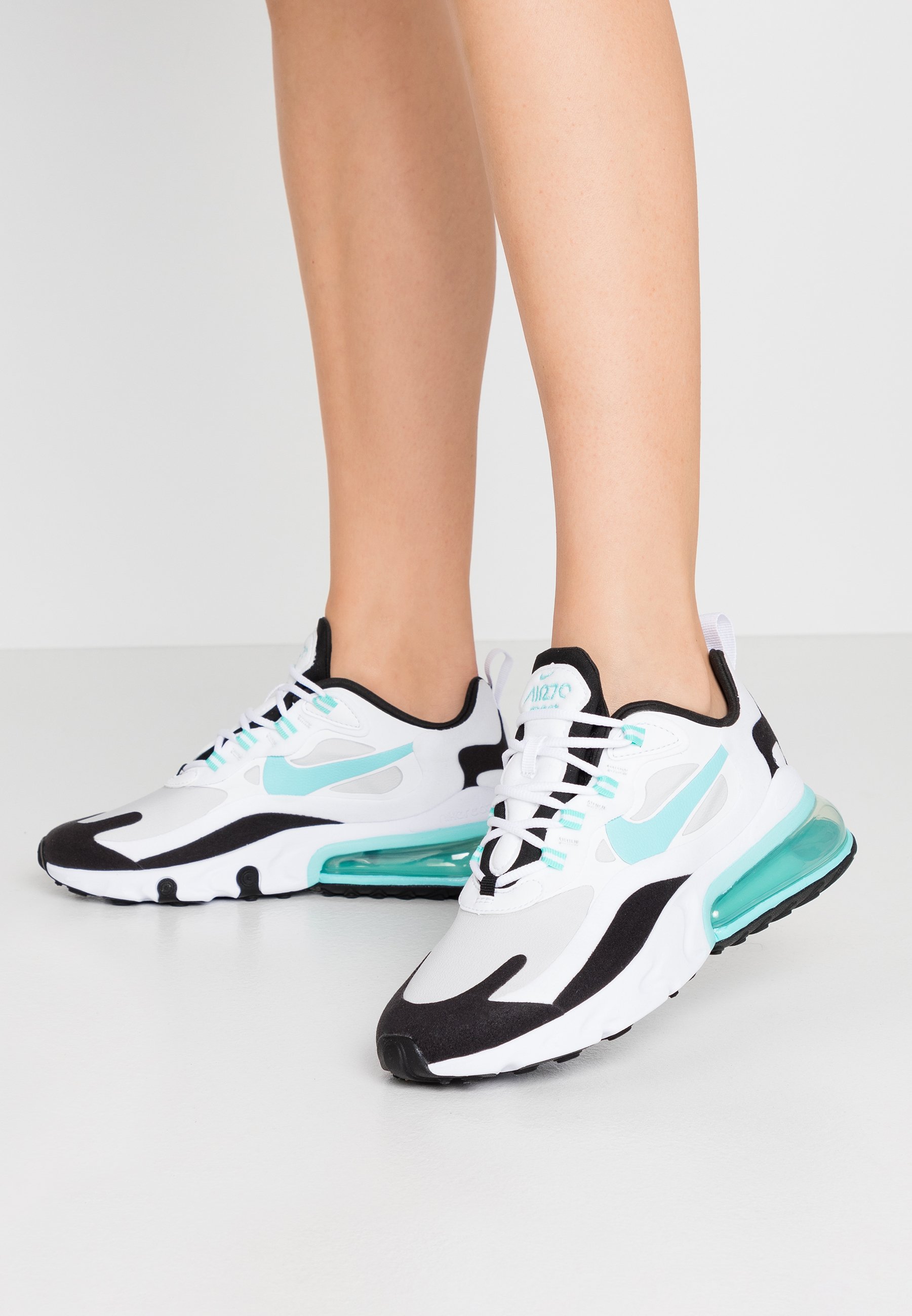 Nike Sportswear Air Max 270 React Sneaker Low Photon Dust Aurora Green White Black Pistachio Frost Grun Zalando De