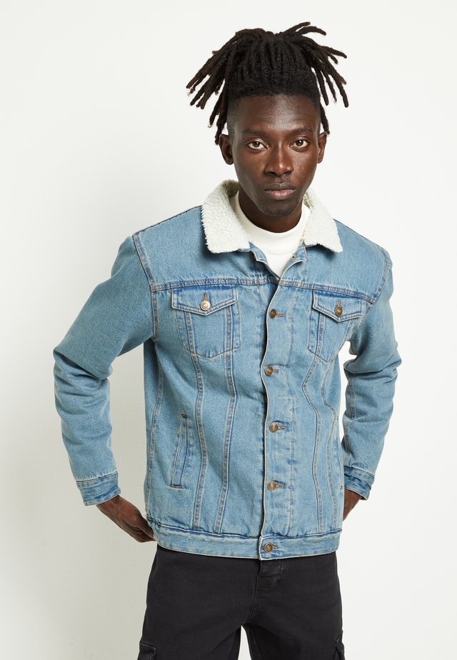 LARSONBORG - Kurtka sportowa - light blue denim/cream