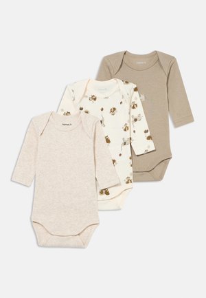 NBNBODY 3 PACK UNISEX - Body - beige