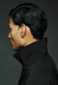 Reiss REGULAR FIT - LOGAN HYBRID REMOVABLE NECK - Geacă - black