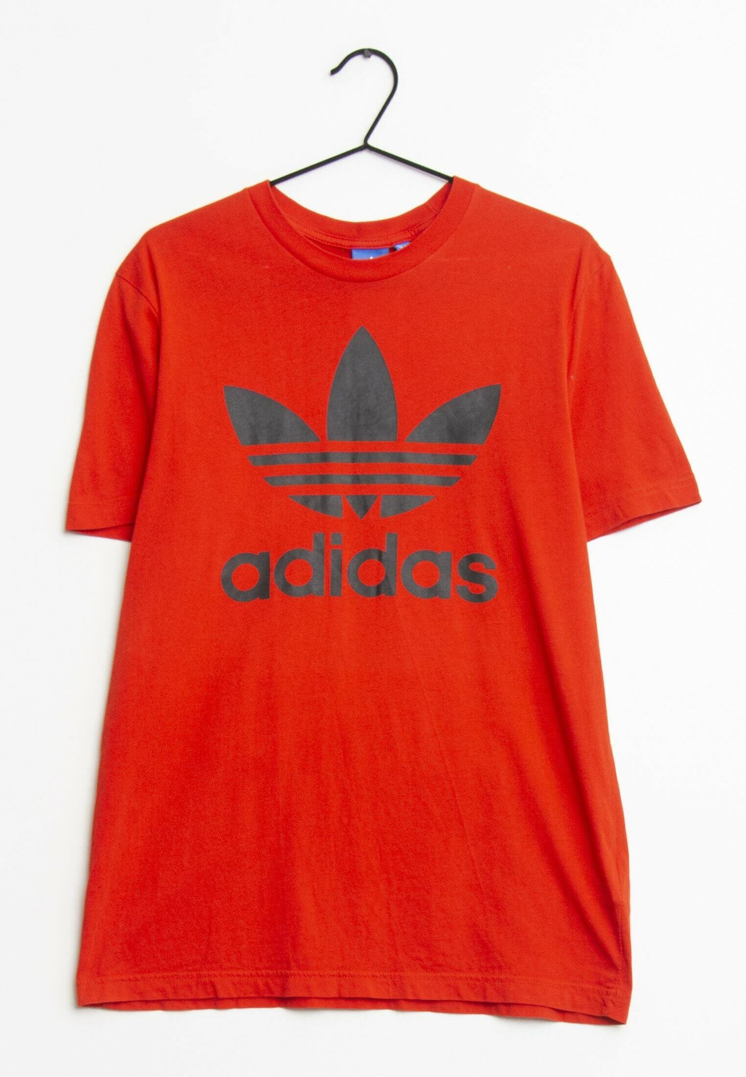 Adidas originals red shirt Clearance