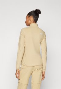 The North Face 100 GLACIER 1/4 ZIP - Pulover iz flisa - khaki stone