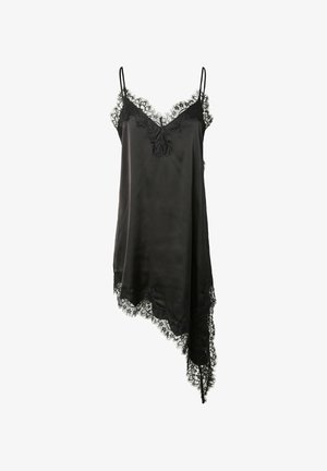 Pieces, Mini PCNOMI SATIN LACE - Hverdagskjole - black