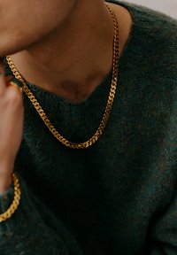 IX STUDIOS IX CHUNKY CURB - Halskæder - gold plated
