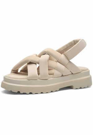 Sandale s platformom - beige