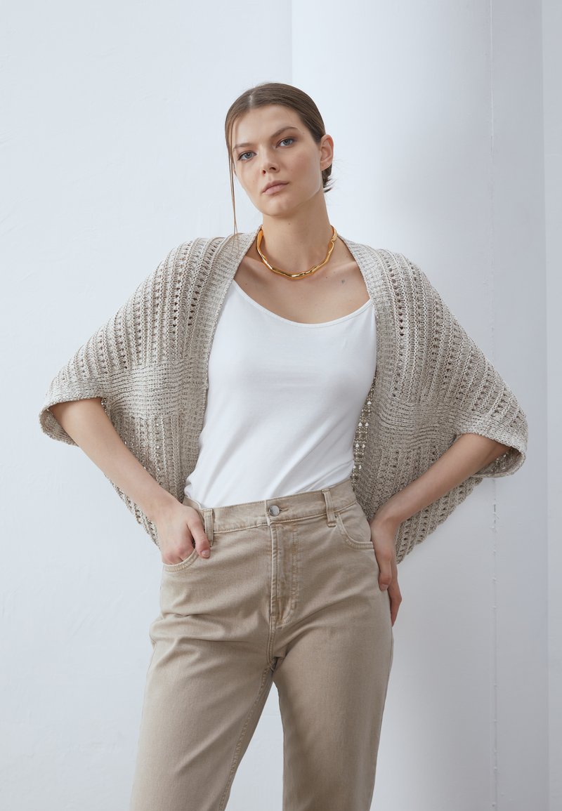 Anna Field - Strickjacke - mottled beige, Vergrößern