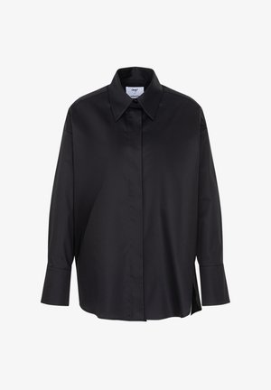 Seidensticker LONG - Button-down blouse - black