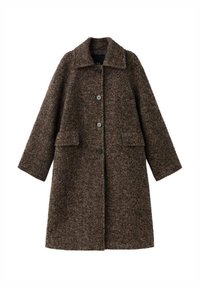 Cappotto corto - mottled dark brown