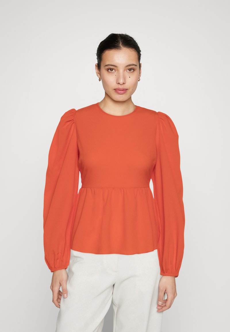 Notes du Nord CARRIE BOW Blouse papaya/abrikoos Zalando.nl