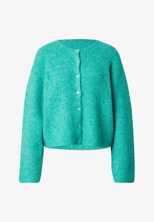 EDITED, EDITED STRICKJACKE ILIANA - Strickjacke - türkis