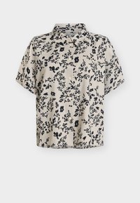 Seleccionado, beige black flower print