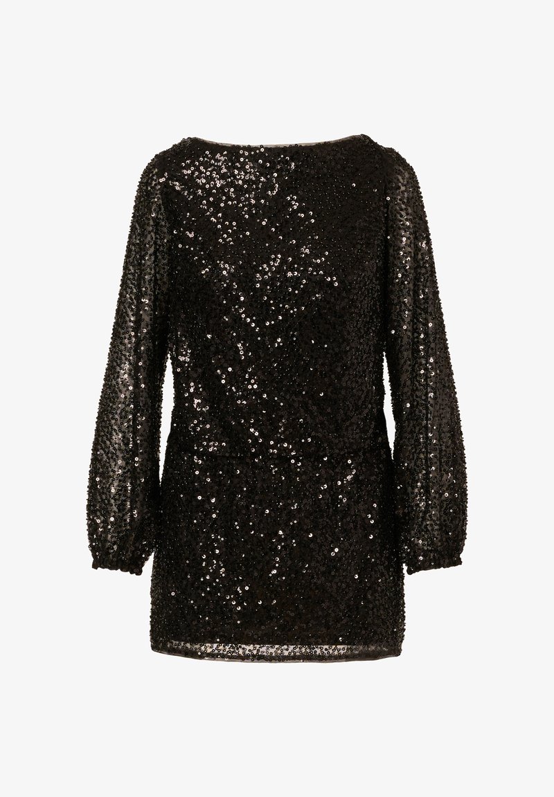 Adrianna Papell SEQUIN MINI - Cocktail dress / Party dress - schwarz/black - Zalando Adrianna Papell SEQUIN MINI - Cocktail dress / Party dress - schwarz/black - Zalando