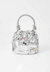 HOLIDAY SHINE TOP HANDLE POUCH - Handbag - silver