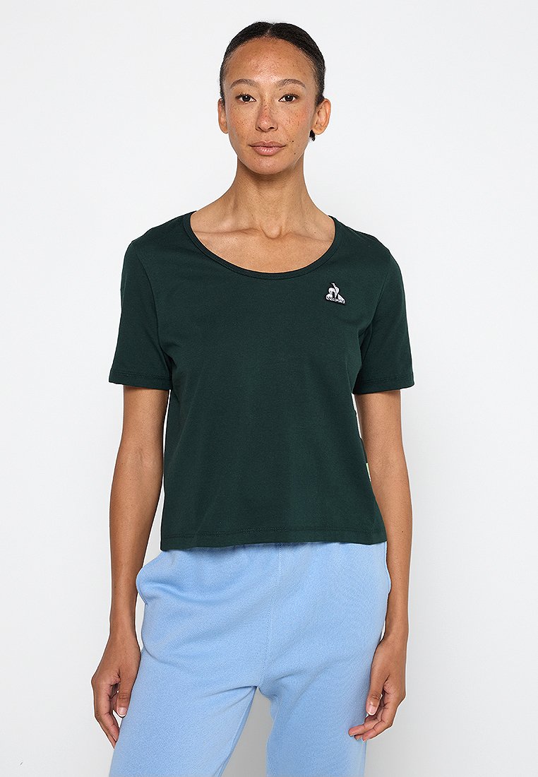 Le Coq Sportif T-shirt basic groen